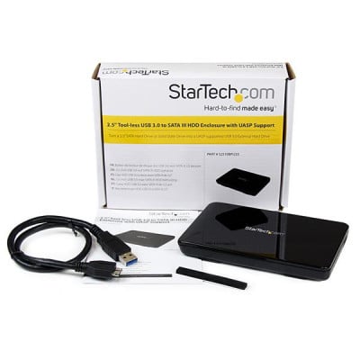 StarTech 2.5" USB 3 SATA SSD&#47;HDD UASP Enclosure