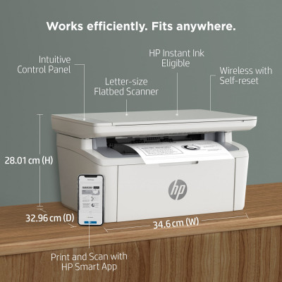HP LaserJet MFP M140w Printer Laser A4 600 x 600 DPI 20 ppm Wi-Fi