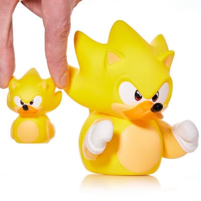 Numskull - Mini TUBBZ Canard de bain - Sonic le Hérisson - Super Sonic (Édition baignoire) - 8cm