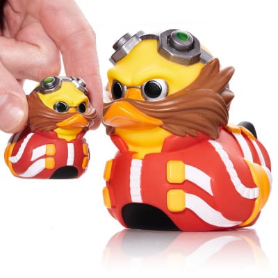 Numskull - Mini TUBBZ Canard de bain - Sonic le Hérisson - Dr Eggman (Édition baignoire) - 8cm